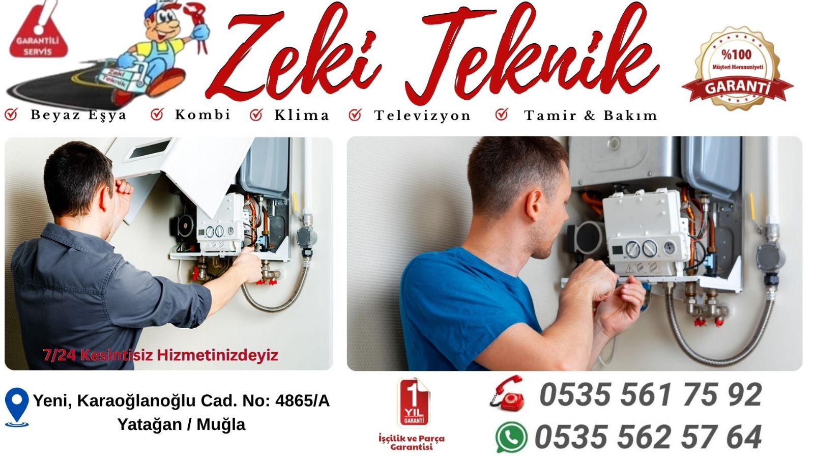 Yatağan Kombi Servisi
